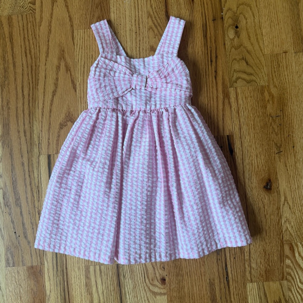 Bonnie Jean Pink Checkered Dress •2T•
